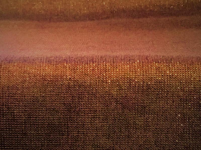 Brown / Metallic Gold weave